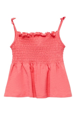Top bretelles froncé - Orange