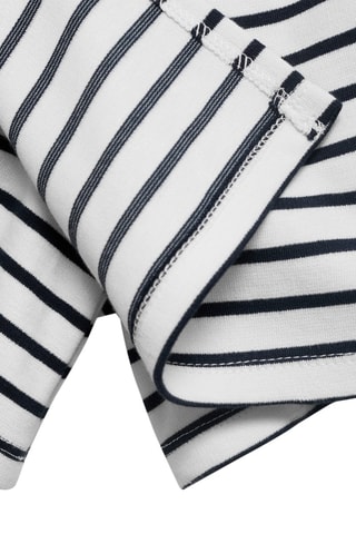 Jupe-culotte à rayures - Bleu