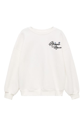 Sweat-shirt Minnie Mouse - Blanc