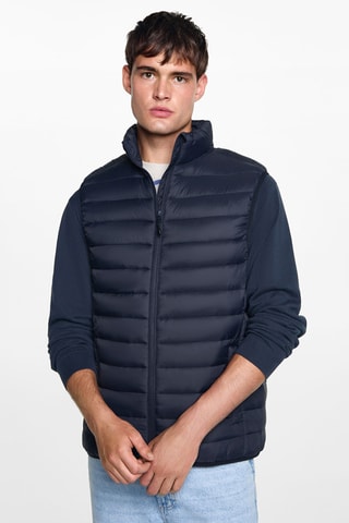 Gilet matelassé - Bleu marine