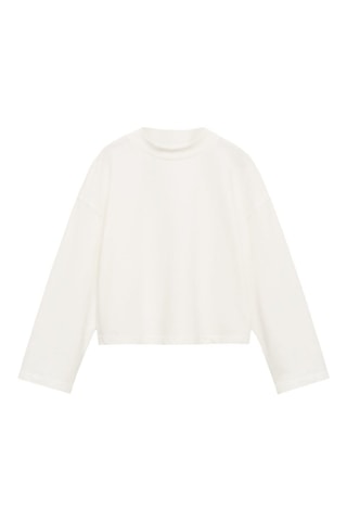 T-shirt coton uni - Blanc