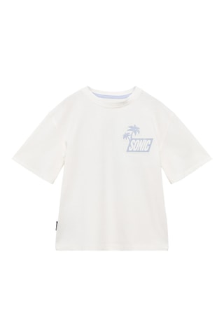 T-shirt Sonic en coton - Blanc