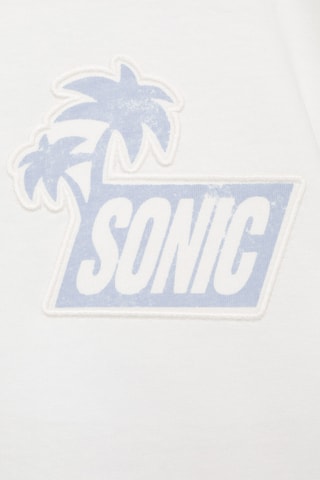 T-shirt Sonic en coton - Blanc