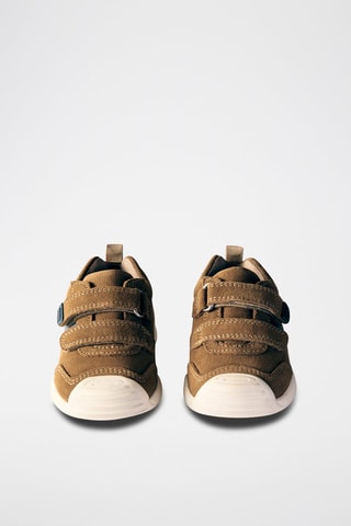 Tennis cuir biomecanics - Marron