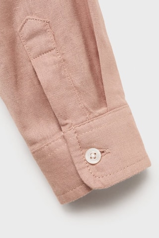 Chemise coton et lin - Rose