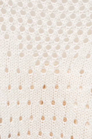 Top crochet emmanchures américaines - Blanc