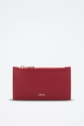 Porte-monnaie similicuir - Rouge