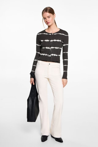 Cardigan maille fine - Anthracite