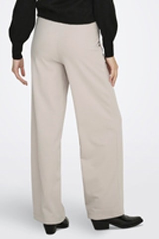 Pantalon wide legs - Gris clair