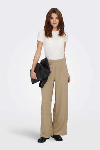 Pantalon loose - Beige clair