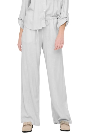 Pantalon wide legs - Blanc