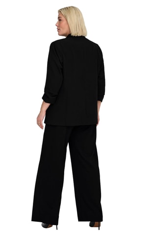 Pantalon regular taille haute - Noir