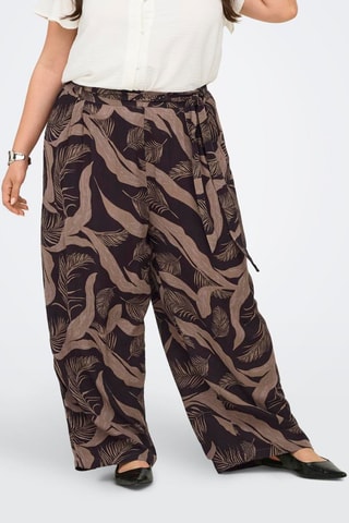 Pantalon regular - Marron