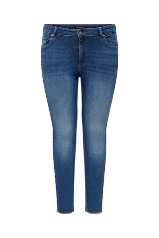 Jean skinny en coton biologique - Bleu foncé
