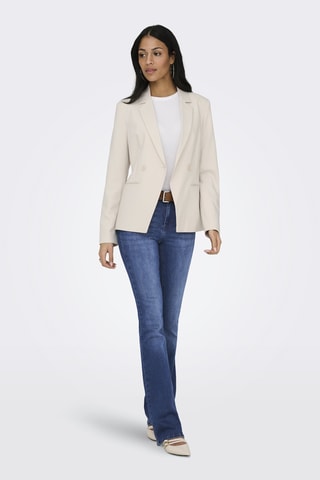 Jean flare en coton biologique - Bleu foncé