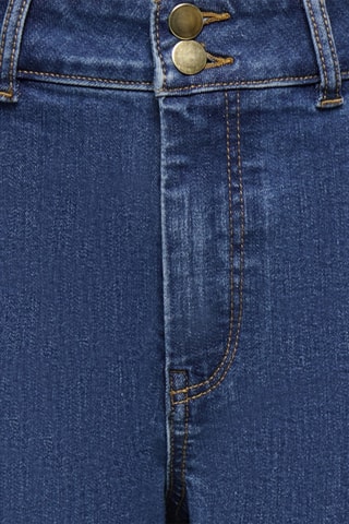 Jean wide legs taille haute - Bleu foncé