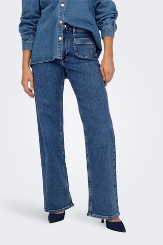 Jean wide legs - Bleu