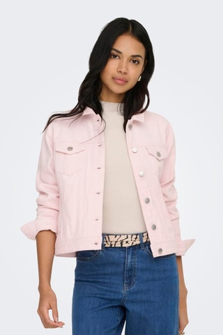 Veste en jean - Mauve