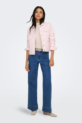 Veste en jean - Mauve