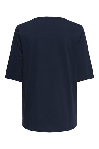 Top en coton biologique - Noir