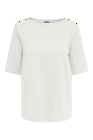 Top en coton biologique - Blanc