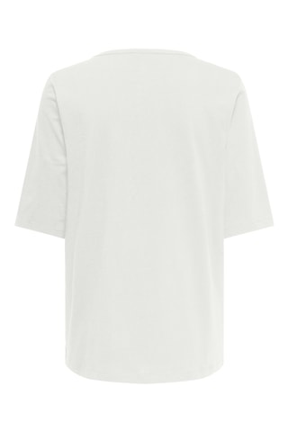 Top en coton biologique - Blanc