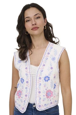 Top en coton biologique - Blanc