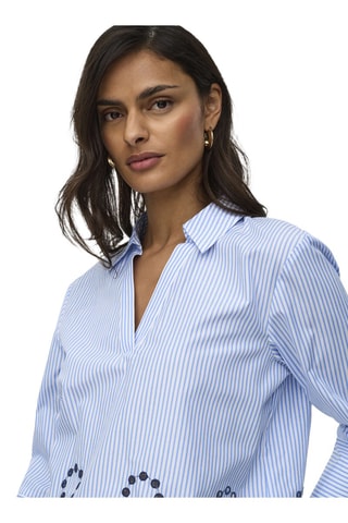 Top - Bleu et blanc