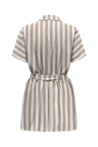 Robe chemise en lin - Blanc