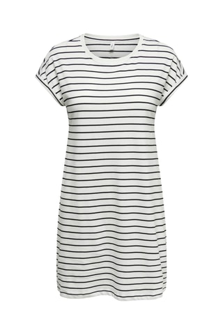 Robe t-shirt en coton biologique - Blanc