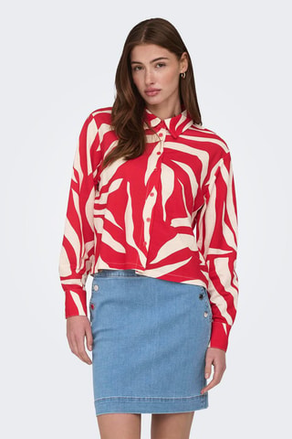 Chemisier regular - Rouge