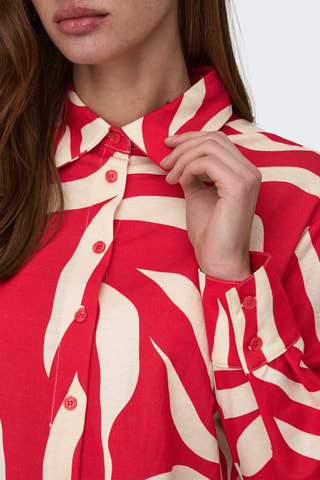 Chemisier regular - Rouge