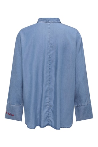 Chemise regular en jean - Bleu clair