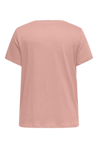 T-shirt regular en coton biologique - Rose