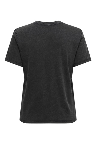 T-shirt loose en coton biologique - Noir