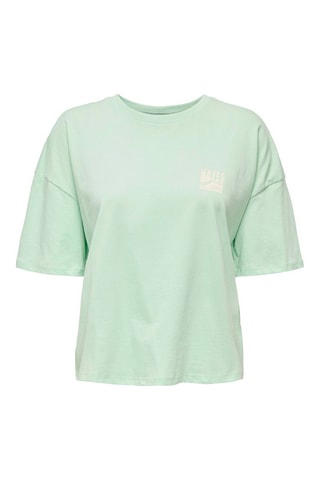 T-shirt oversize - Vert clair