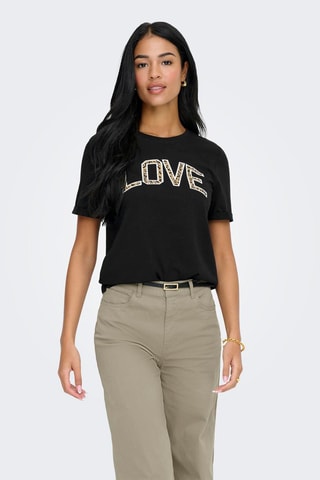 T-shirt en coton biologique - Noir
