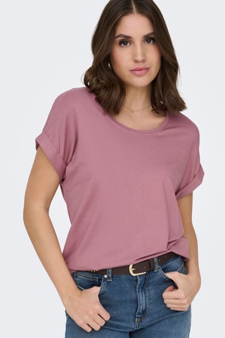 T-shirt regular - Vieux rose