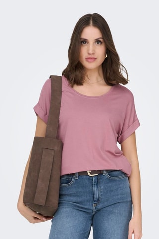 T-shirt regular - Vieux rose
