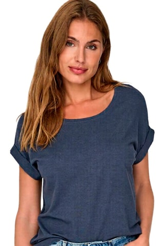 T-shirt regular - Bleu marine