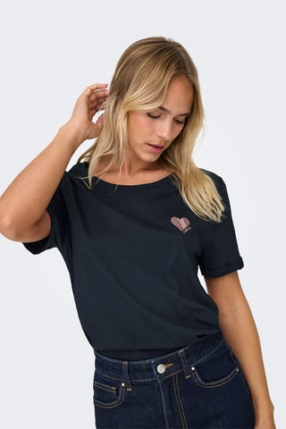 T-shirt en coton biologique - Noir