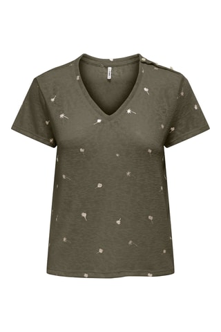 T-shirt regular - Kaki