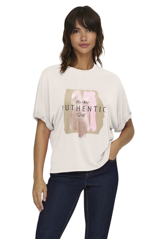 T-shirt regular - Gris clair 