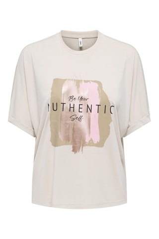 T-shirt regular - Gris clair 