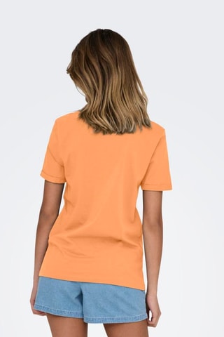 T-shirt regular en coton biologique - Orange