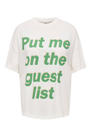 T-shirt loose - Blanc