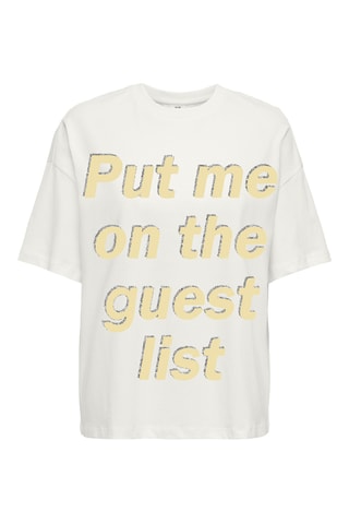 T-shirt loose - Blanc