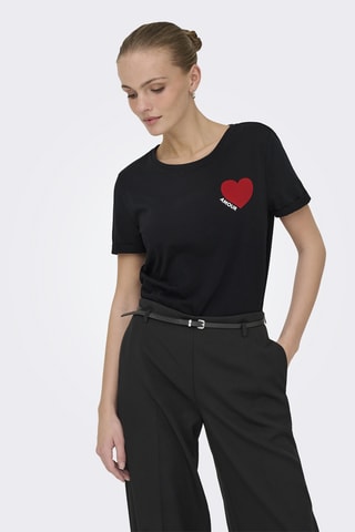 T-shirt regular - Noir