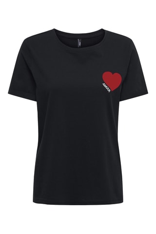 T-shirt regular - Noir