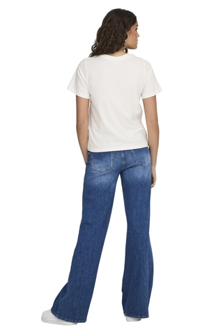 T-shirt regular en coton biologique - Blanc